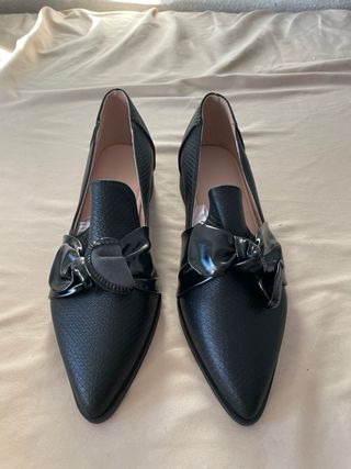 Mocasines negros talla 40