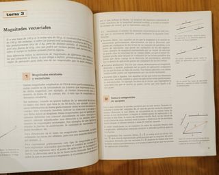Física y química. Libro escolar antiguo