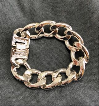 Pulsera eslabones plata muñeca pequeña