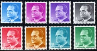 Lote Sellos Correos España Rey Juan Carlos