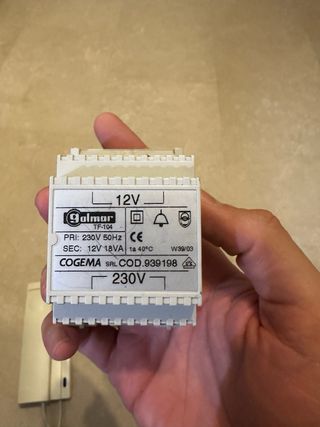 Portero Golmar con Transformador