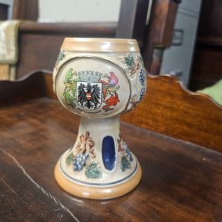 Calice ceramica Austria stemma
