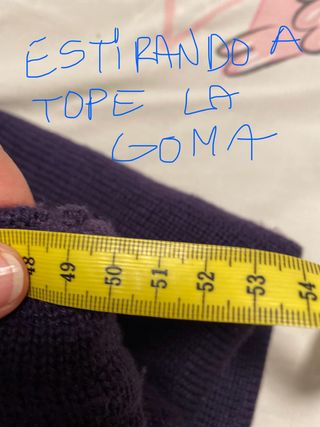 Falda de lana morada