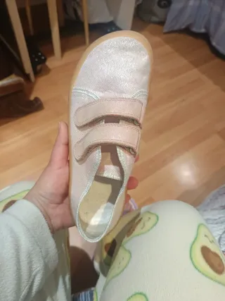 Zapatos barefoot niña rosa y negro