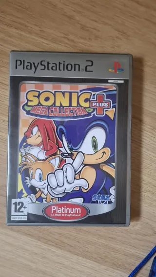 Consola PlayStation 2 Negra + Juego Sonic