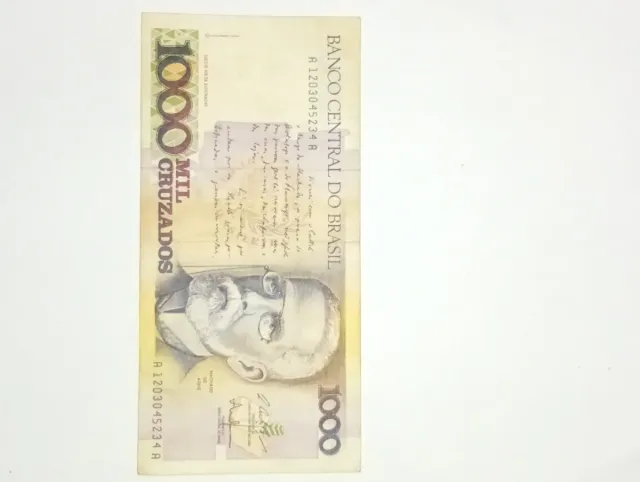 Billete 1000 Cruzados Brasil Colección