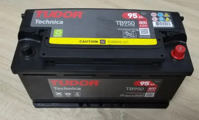 Batería Coche Tudor Technica 95Ah 800A