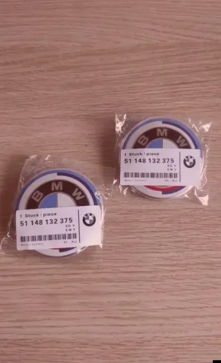 2 Insignias BMW 50 Aniversario Capó Maletero