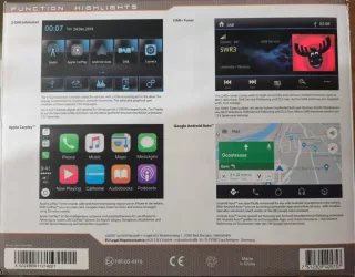 Pantalla XZENT X-522 2-DIN DAB+ Camper