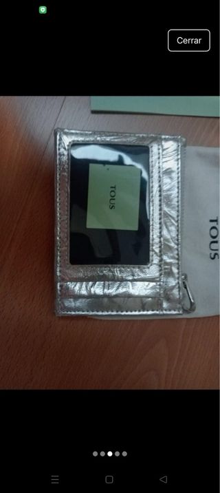 Cartera Tous plateada