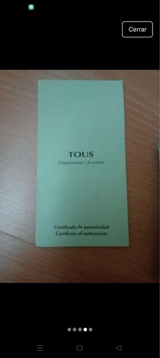 Cartera Tous plateada