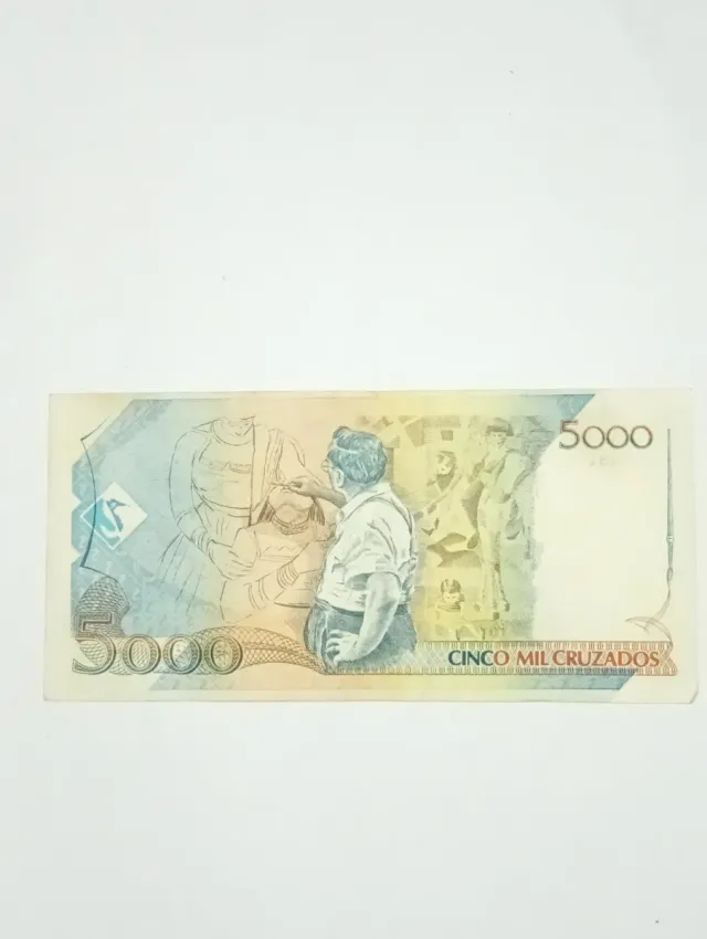 Billete 5000 Cruzados Brasil Colección