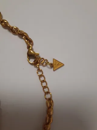 Pulsera Guess Dorada Multicolor de acero