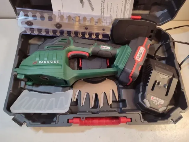 Forbici per siepi senza fili PARKSIDE Batería Cortacésped