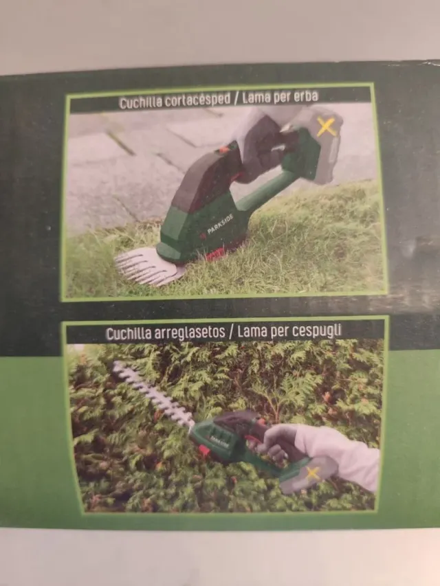 Forbici per siepi senza fili PARKSIDE Batería Cortacésped