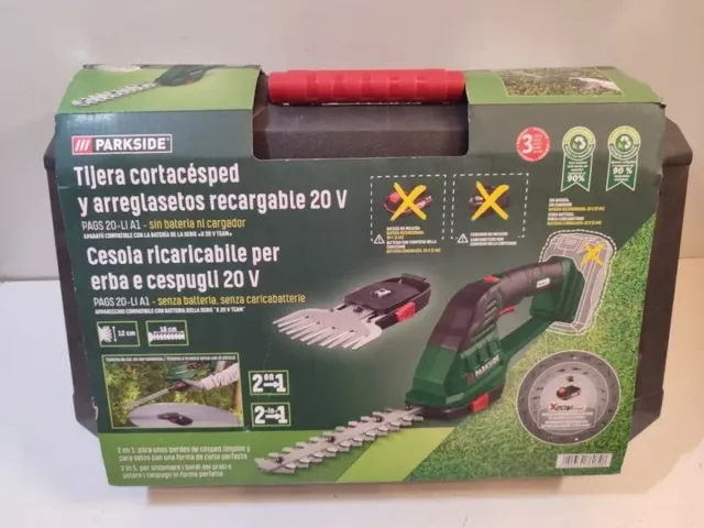 Forbici per siepi senza fili PARKSIDE Batería Cortacésped