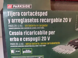 Tijera Areglasetos PARKSIDE Batería Cortacésped
