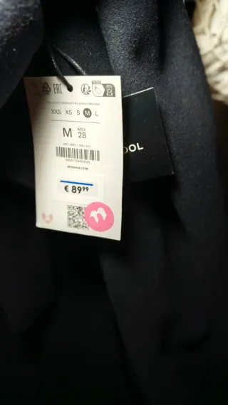 Abrigo extra largo de Bershka