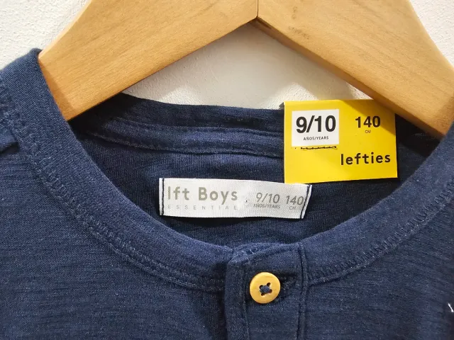 Pack 3 Camisetas Manga Larga Algodón 9/10 Años