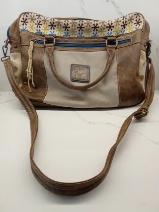 Bolso Venus Bag Beige y Marrón