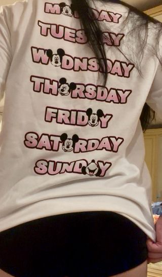 Camiseta Mickey Mouse Bershka Talla única oversize