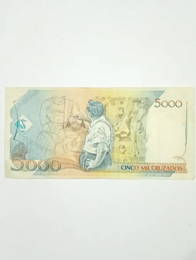 Billete 5000 Cruzados Brasil Colección