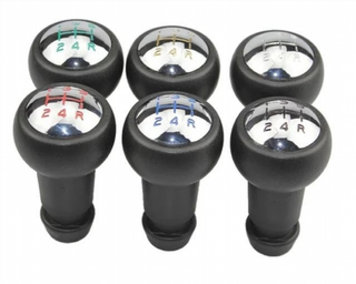 Pomo palanca de cambios Citroen y Peugeot rojo