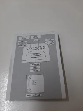 Radio Despertador Grundig Negro