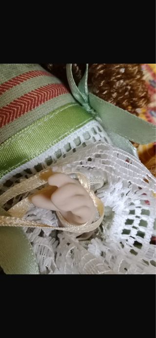 Bambola in porcellana con certificato