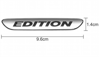 Estilo de coche cromado edición AMG emblema