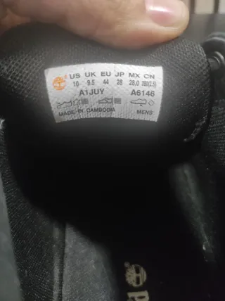 Botas Timberland Negras