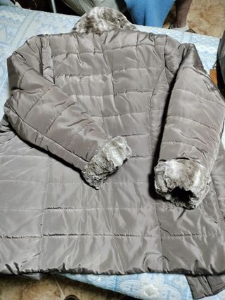 Chaquetón señora gris talla XXL Ellen Rose