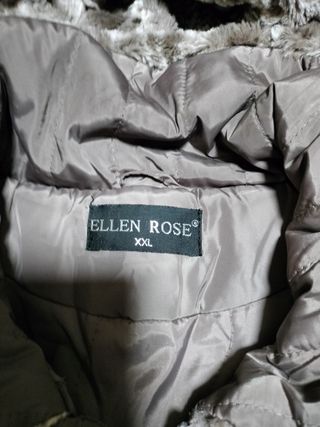 Chaquetón señora gris talla XXL Ellen Rose
