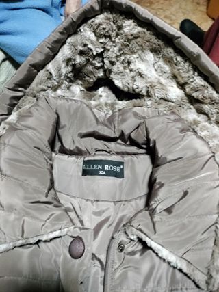 Chaquetón señora gris talla XXL Ellen Rose