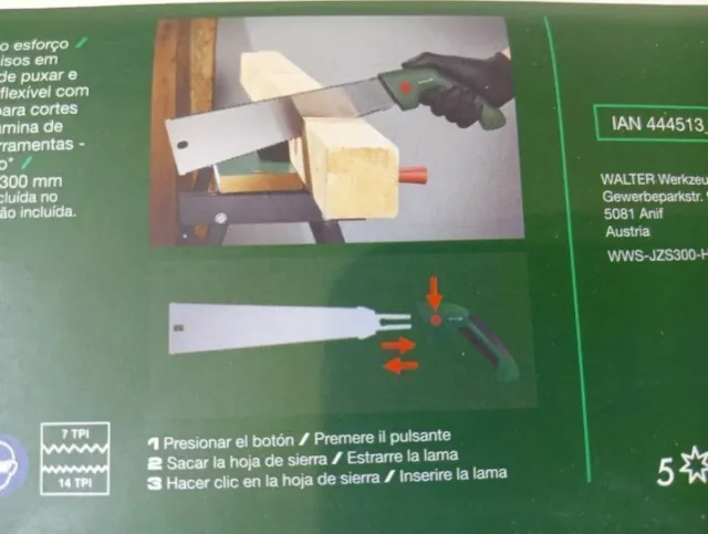 Sierra Japonesa PARKSIDE