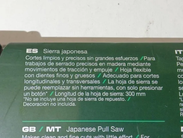 Sierra Japonesa PARKSIDE