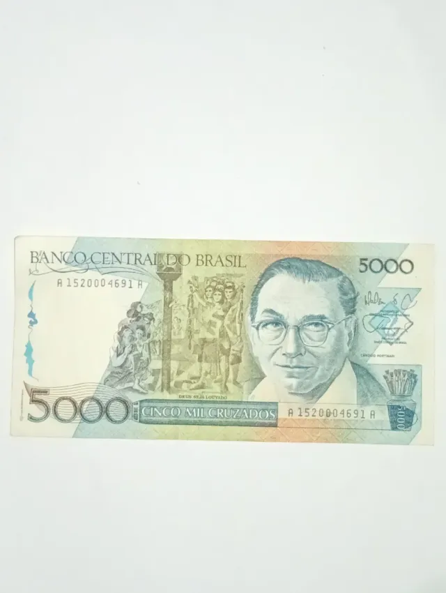 Billete 5000 Cruzados Brasil Colección