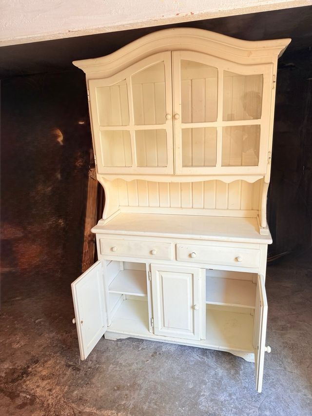 Alacena Provenzal Blanca Madera