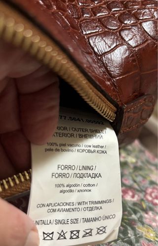 Bolso Piel Marrón Roberto Verino