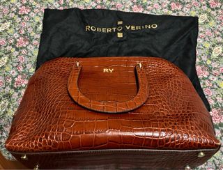 Bolso Piel Marrón Roberto Verino