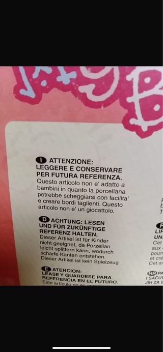 Bambola in porcellana con vestito a quadri my baby