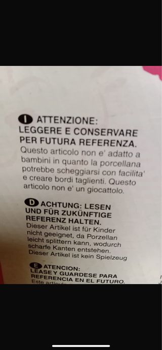 Bambola in porcellana con vestito a quadri my baby