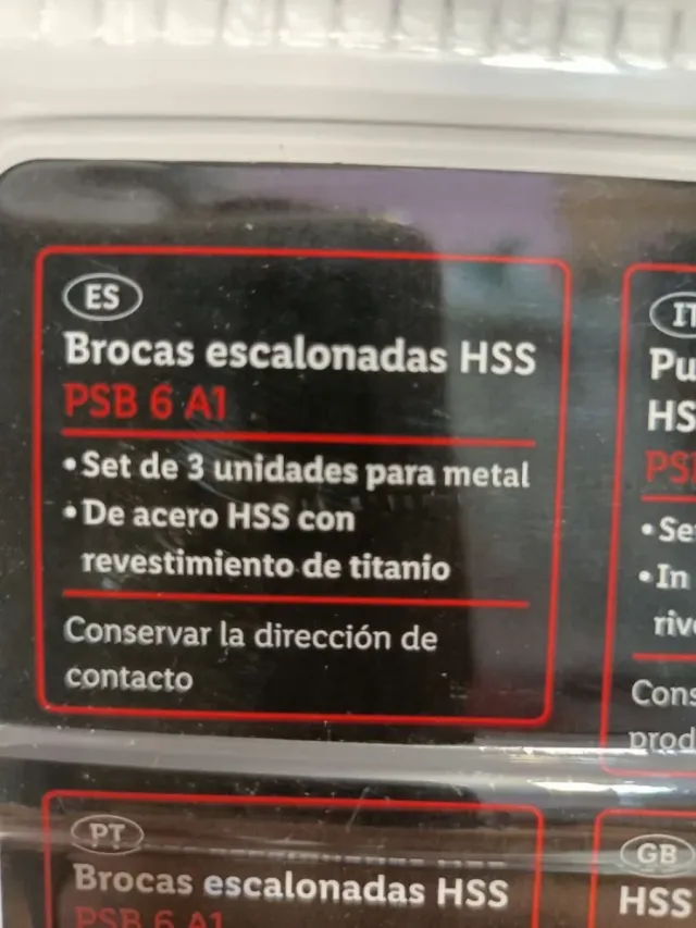 LOTE 6 Conicas PARKSIDE