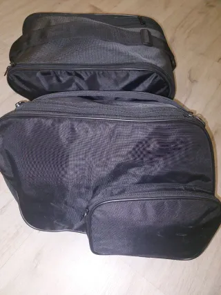 2 Maletas Interiores moto BMW Negras