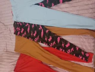 Lote 6 leggings mujer talla única