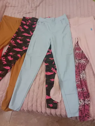 Lote 6 leggings mujer talla única