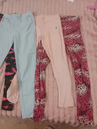 Lote 6 leggings mujer talla única