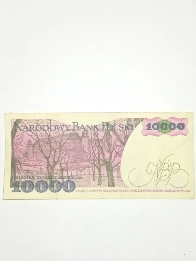 Billete 10000 Zlotych Narodowy Bank Polski