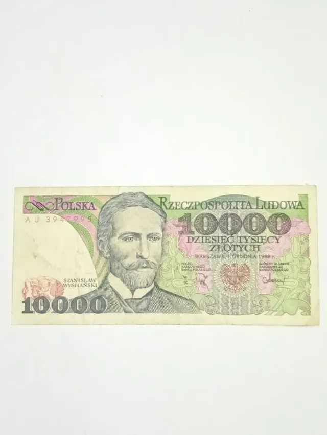 Billete 10000 Zlotych Narodowy Bank Polski
