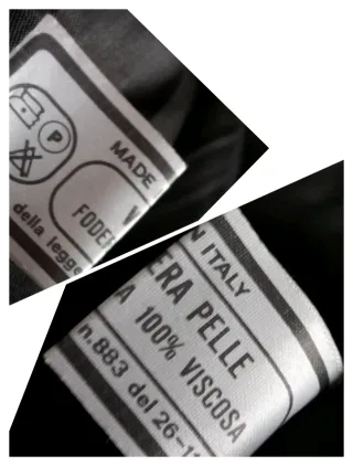 Gilet in vera pelle - Vintage